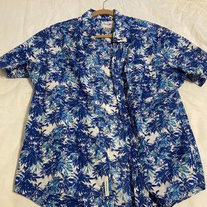 Oversized Mens Beach Button Down
